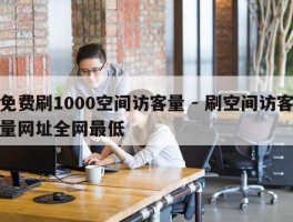 免费刷1000空间访客量 - 刷空间访客量网址全网最低