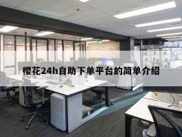樱花24h自助下单平台的简单介绍